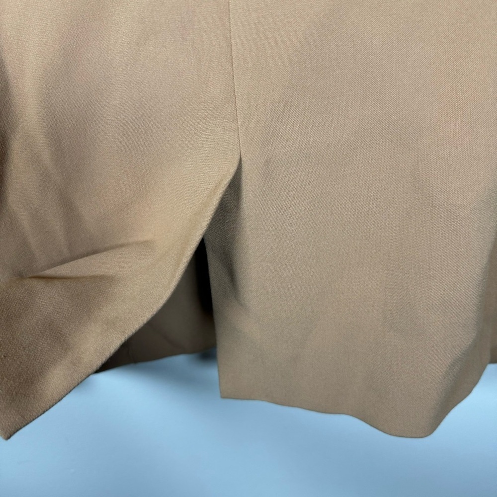Eloquii The 365 Semi Stretch Two Button Blazer Tan Size 16 - Picture 11 of 13